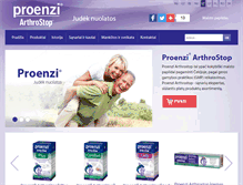Tablet Screenshot of proenzi.lt